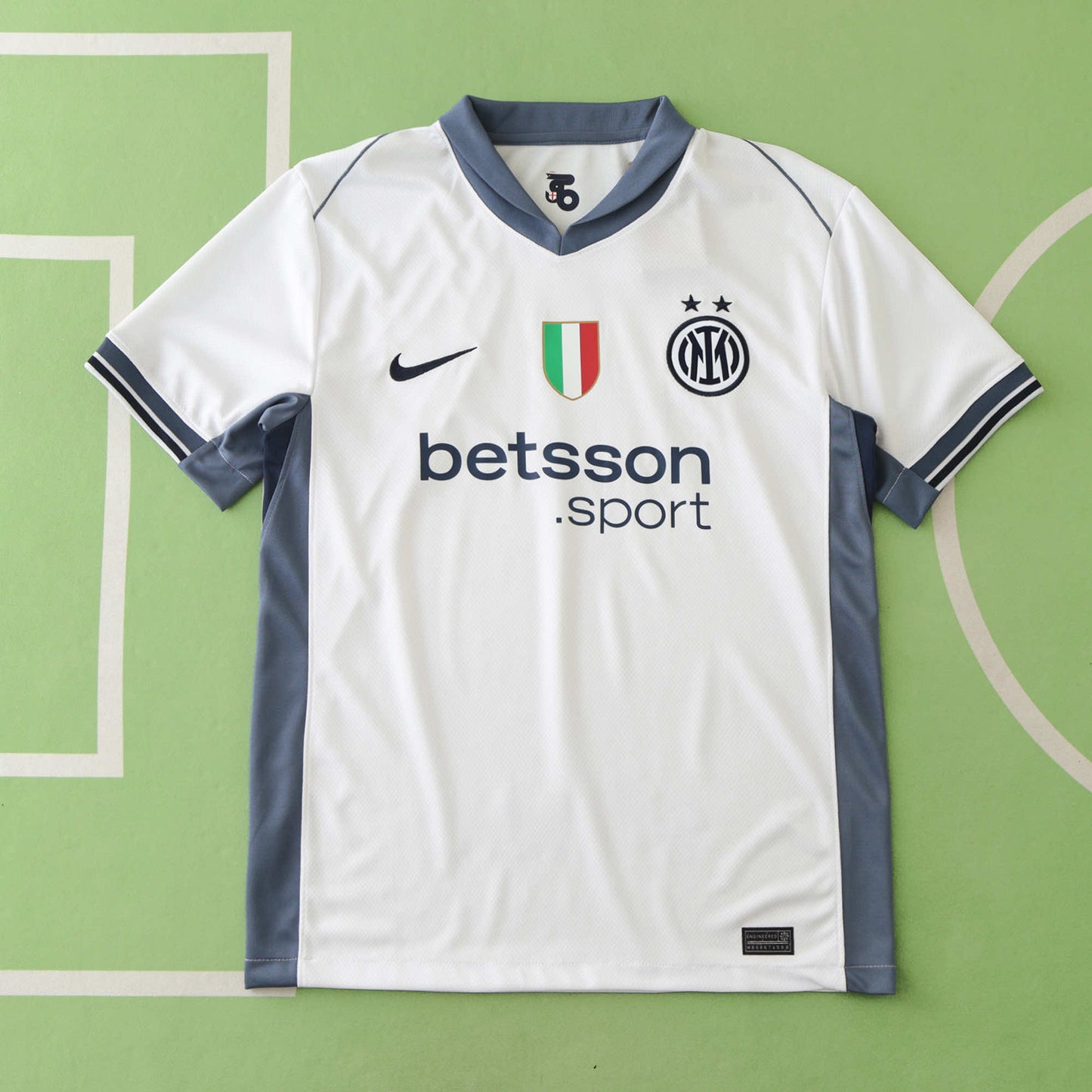 24/25 Inter Milan Fan Away TEE -WHITE OCEAN