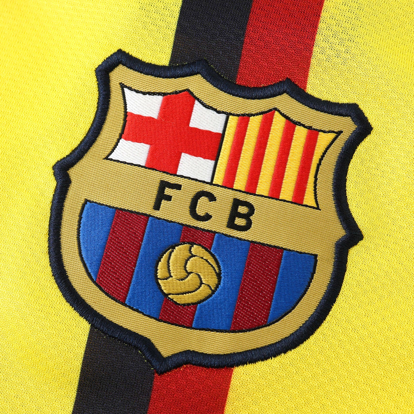 RETRO 08/09 season FC Barcelona  Barça away Long sleeved retro Fan version- YELLOW