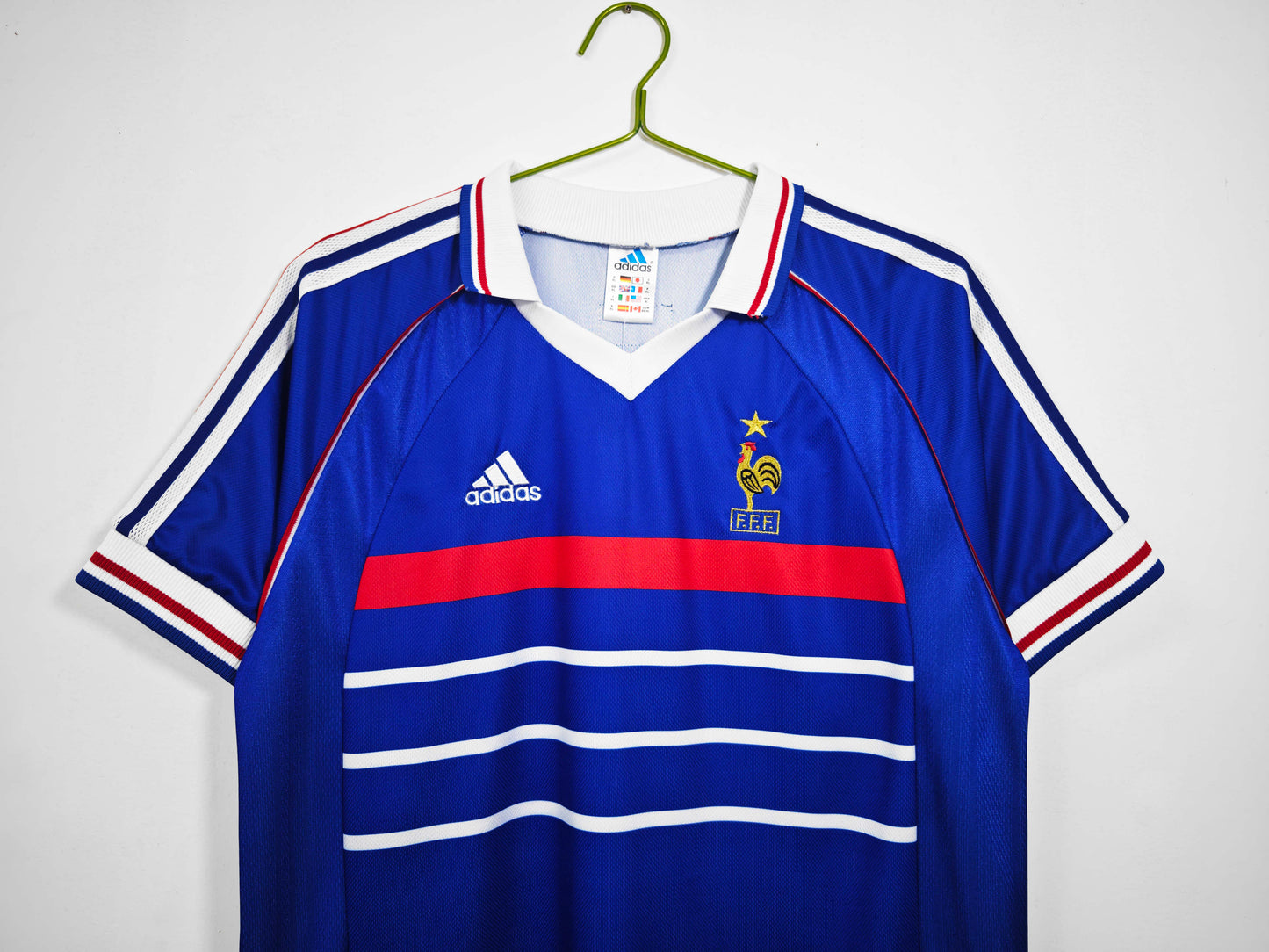 RETRO 1998 France Home TEE - BLUE