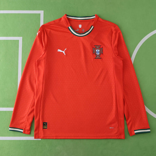 25/26 Portugal Away Long Sleeved - RED