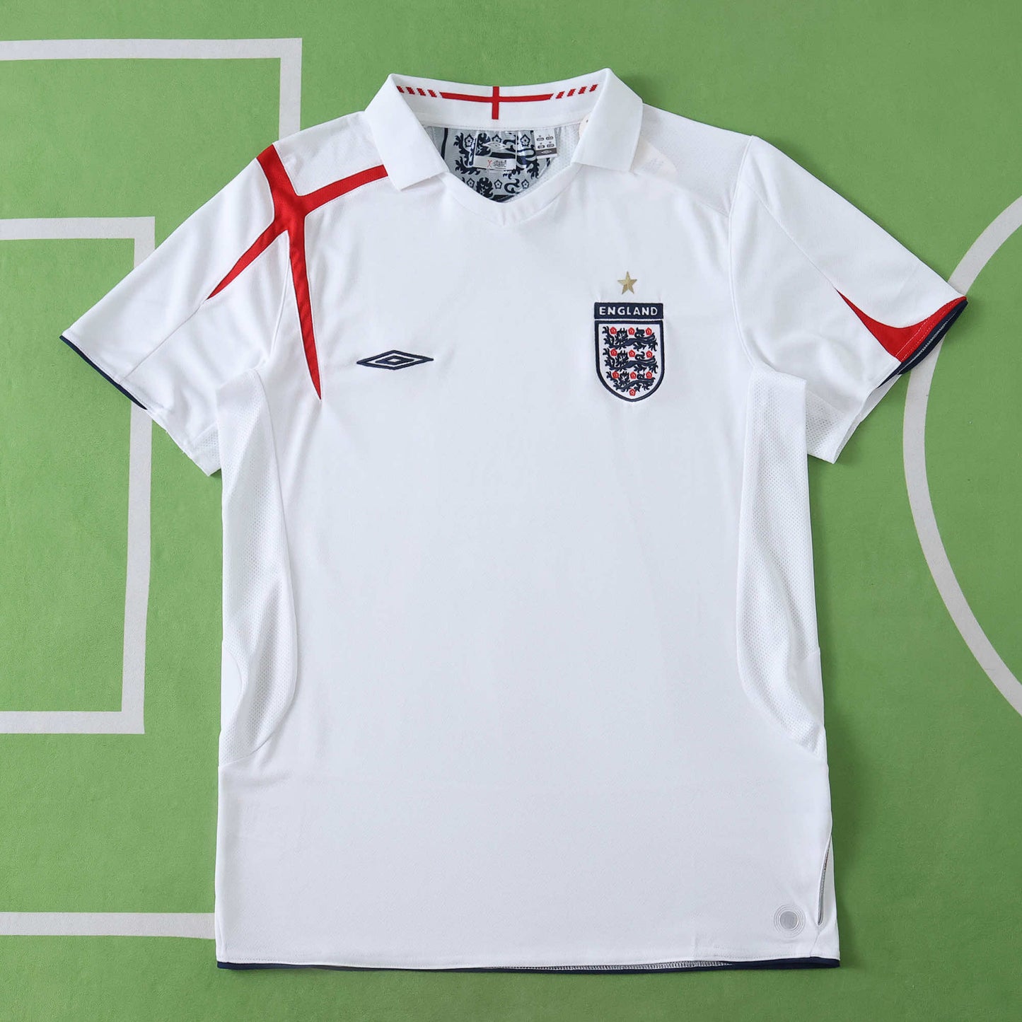 RETRO 2006 UEFA England Home Fan TEE - WHITE