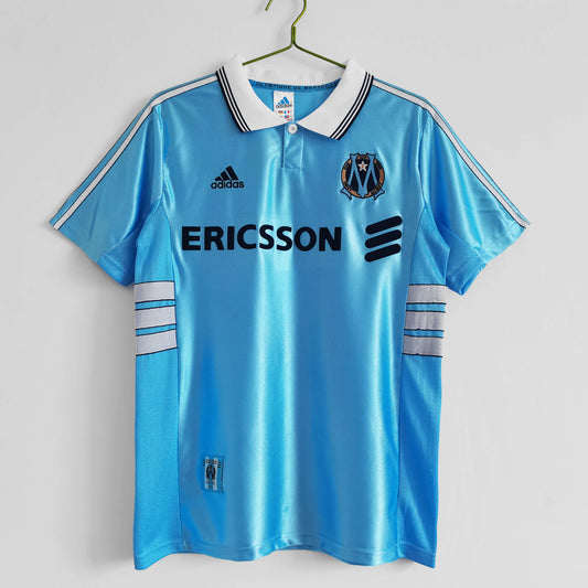RETRO 98/99 season Marseille home Fan version- BABY BLUE