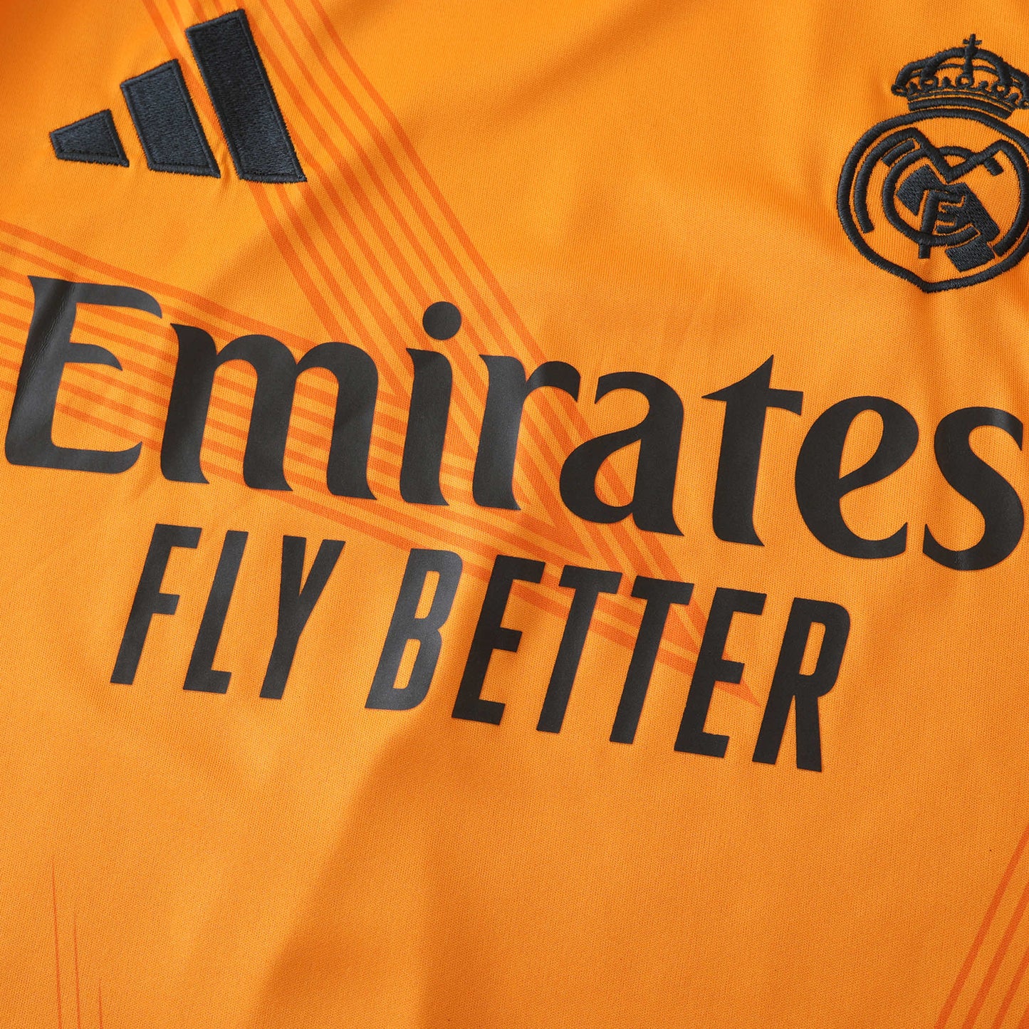 24/25 Real Madrid CF Away Long sleeved Fan- ORANGE