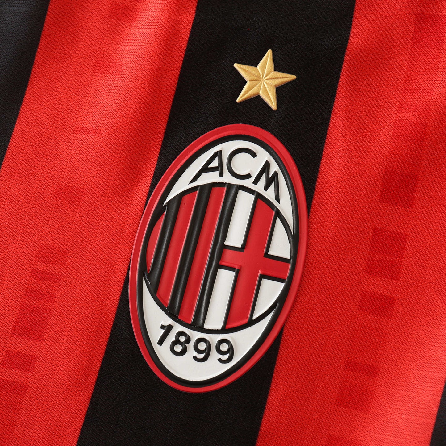 24/25 season A.C. Milan Home Long Sleeved Player Version- RED & BLACK