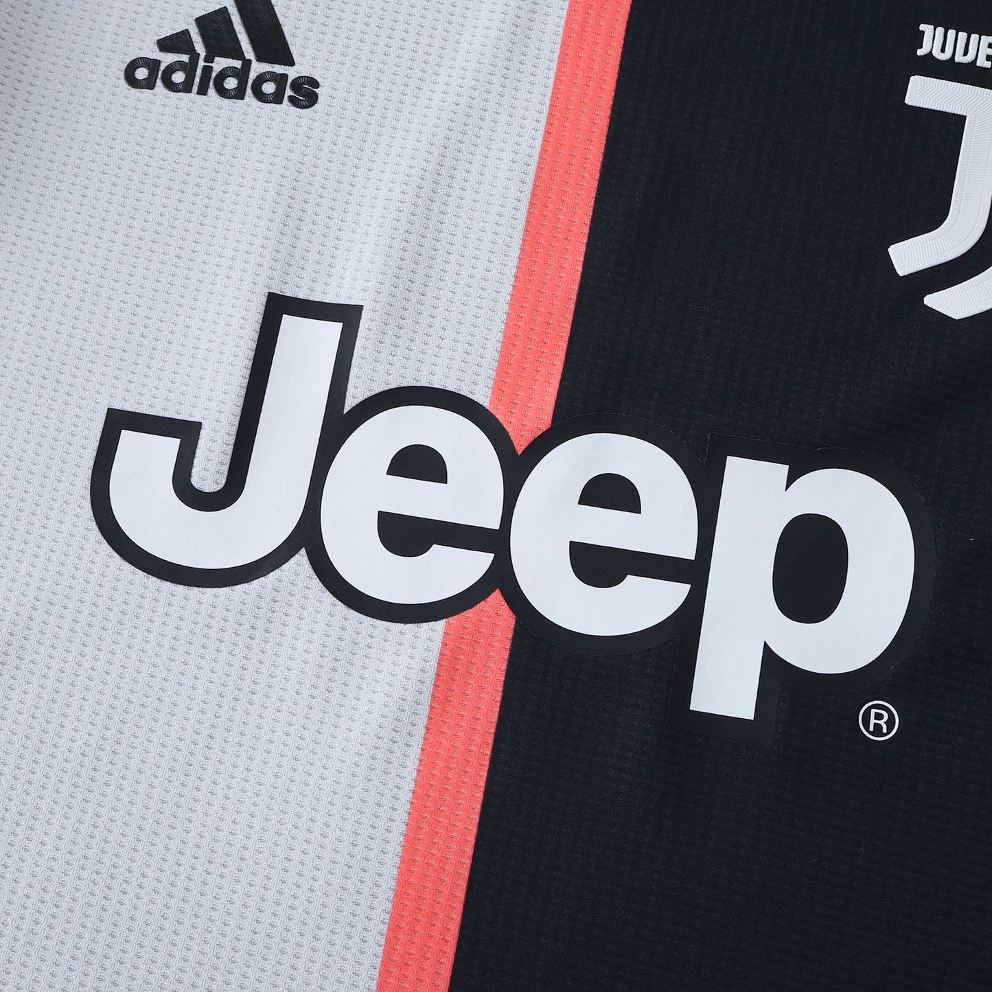 RETRO 19/20 Juventus Home Player TEE- WHITE & BLACK