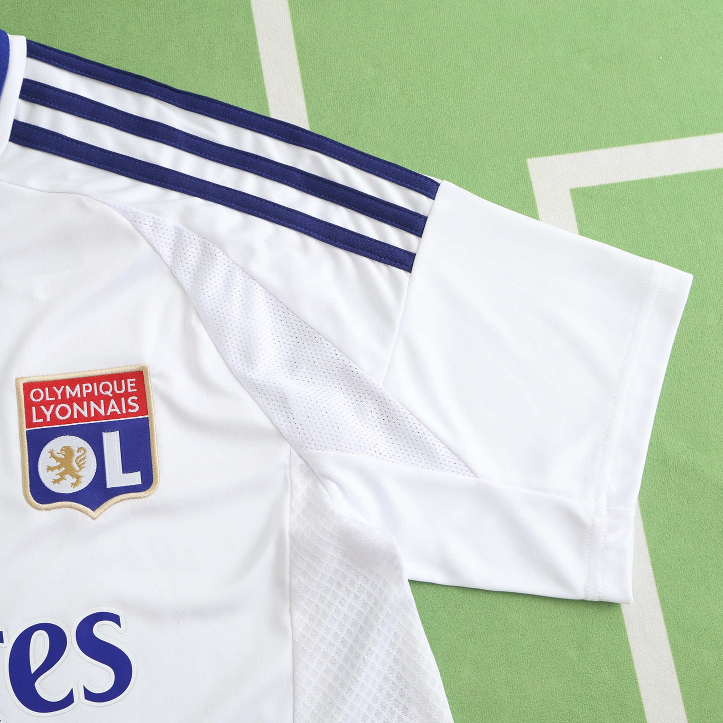 24/25 season Lyon home Fan version- WHITE, BLUE & RED