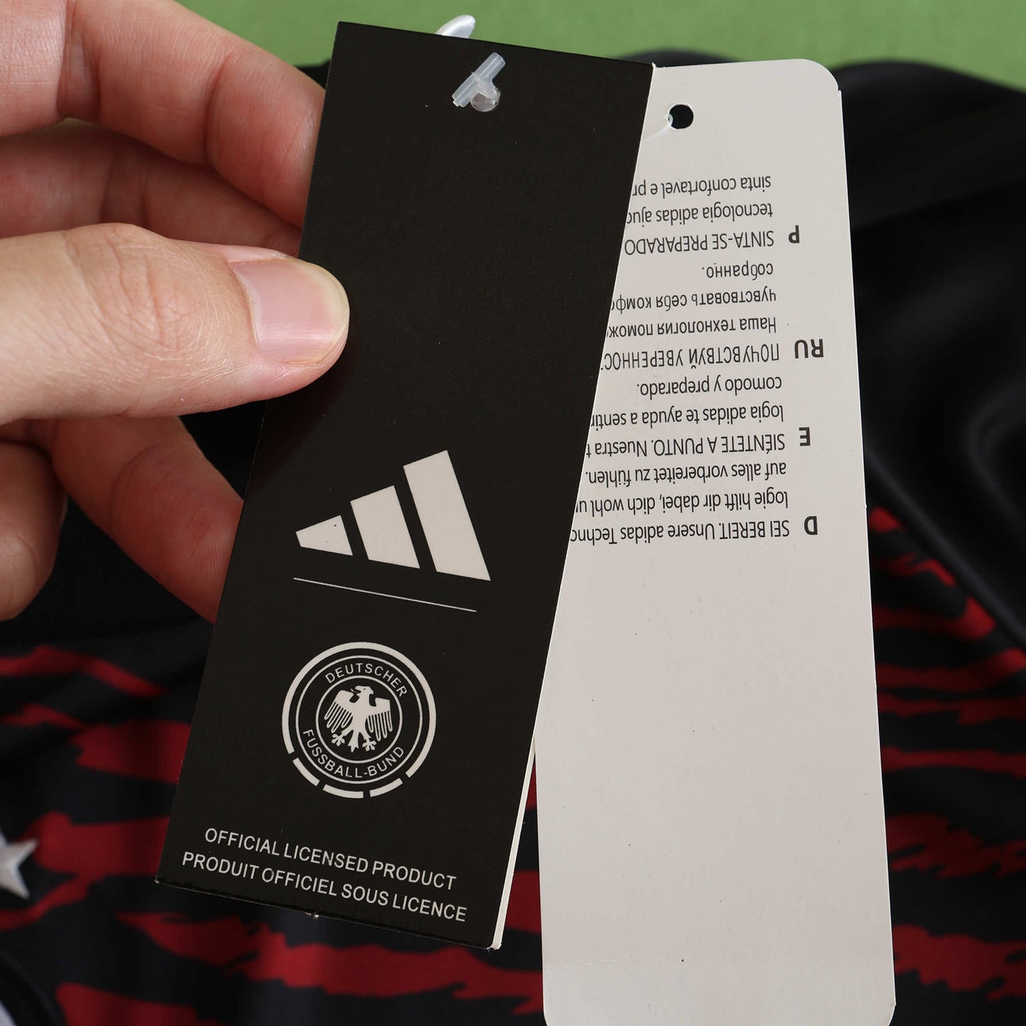 25/26 Germany Training Fan - BLACK & RED