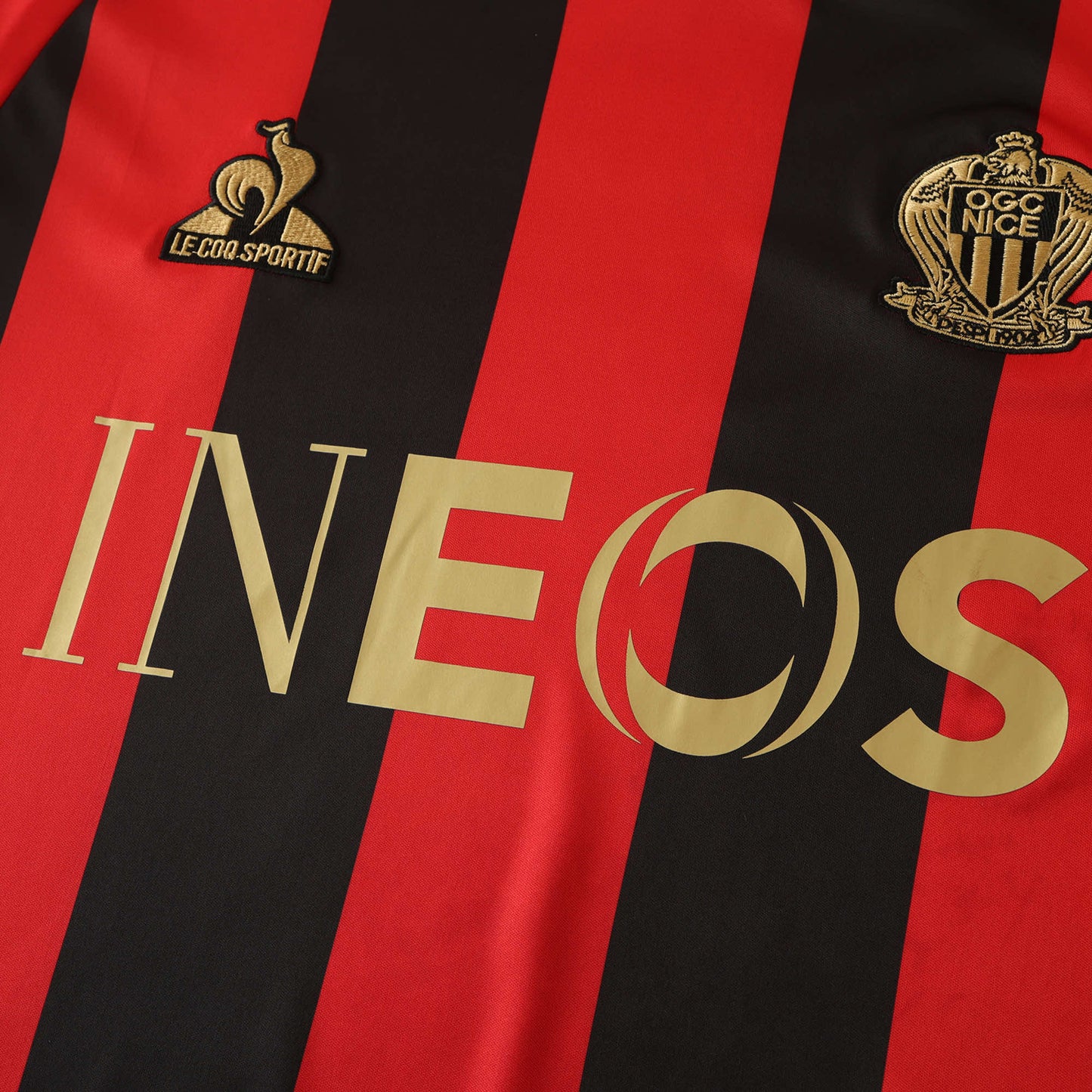 24/25 season OGC Nice home Fan version- BLACK & RED