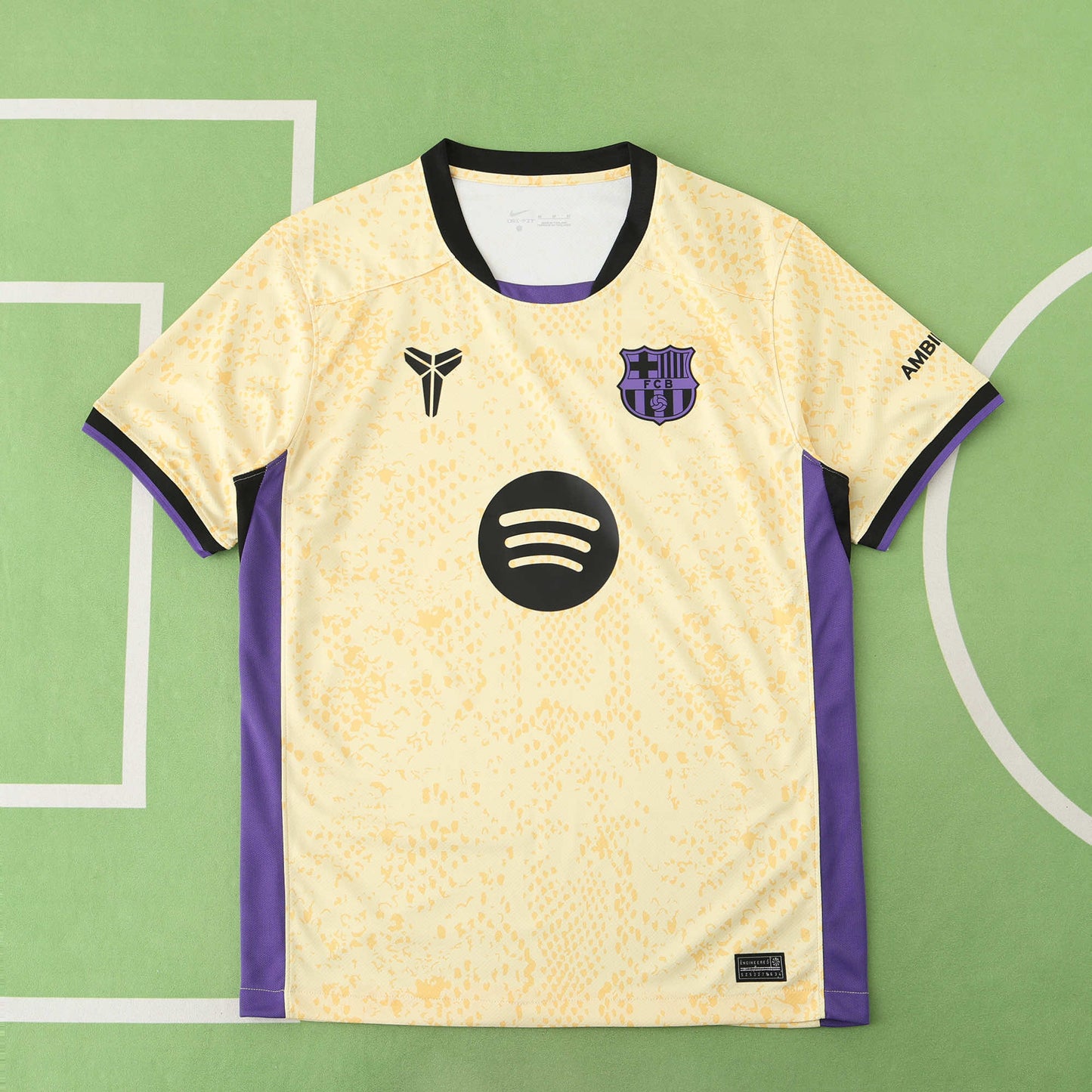 25/26 season FC Barcelona  Barça away Fan version- CREAM & PURPLE