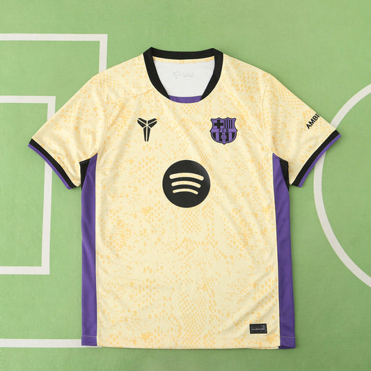 25/26 season FC Barcelona  Barça away Fan version- CREAM & PURPLE