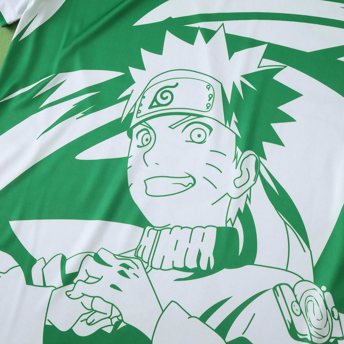 24/25 season Real Betis Balompié NARUTO Fan versio- WHITE & GREEN
