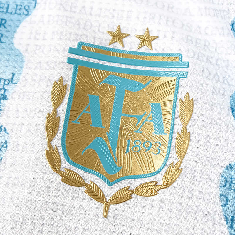 RETRO 21/22 Argentina Commemorative Edition TEE- BB BLUE & WHITE