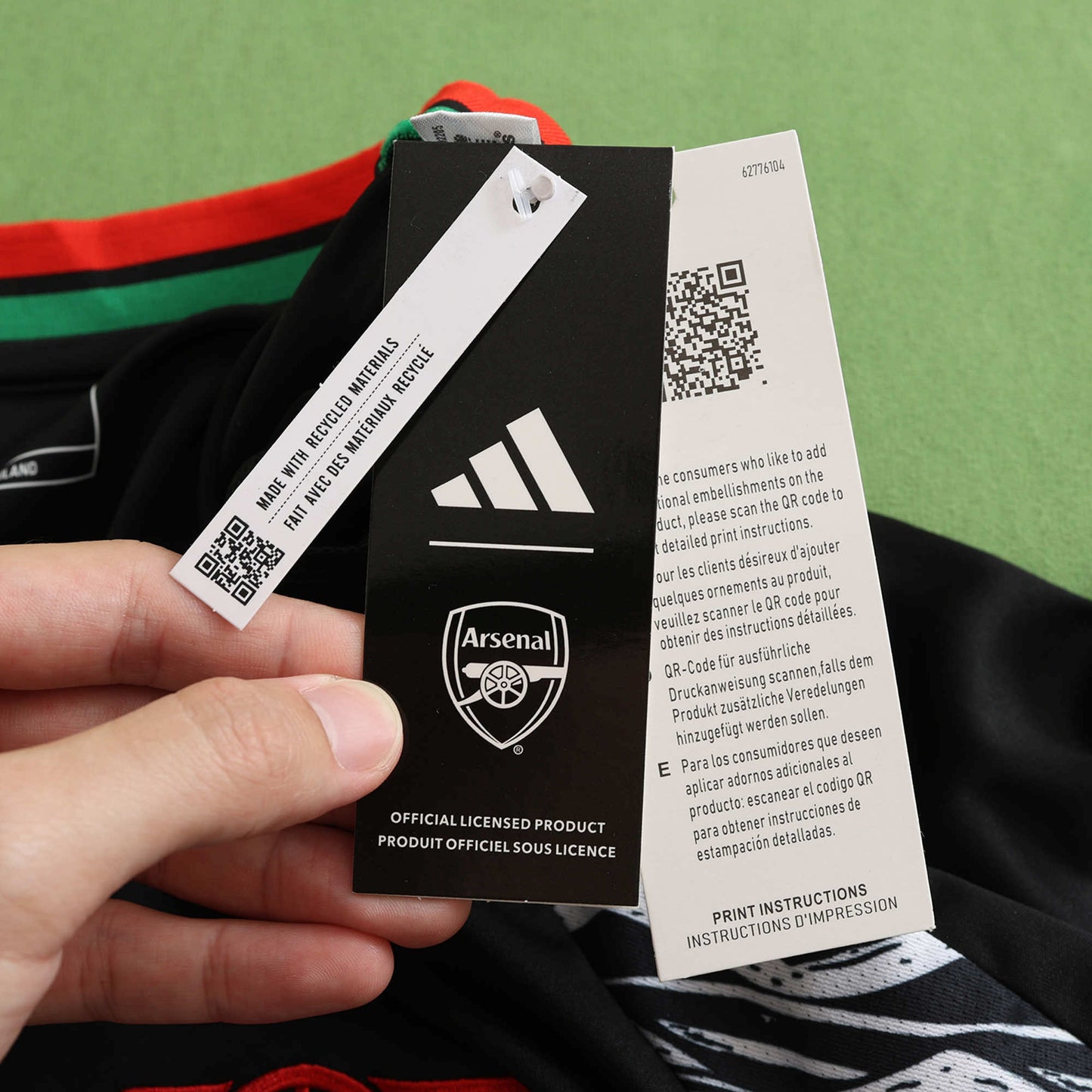 24/25 season Arsenal away Fan version- BLACK