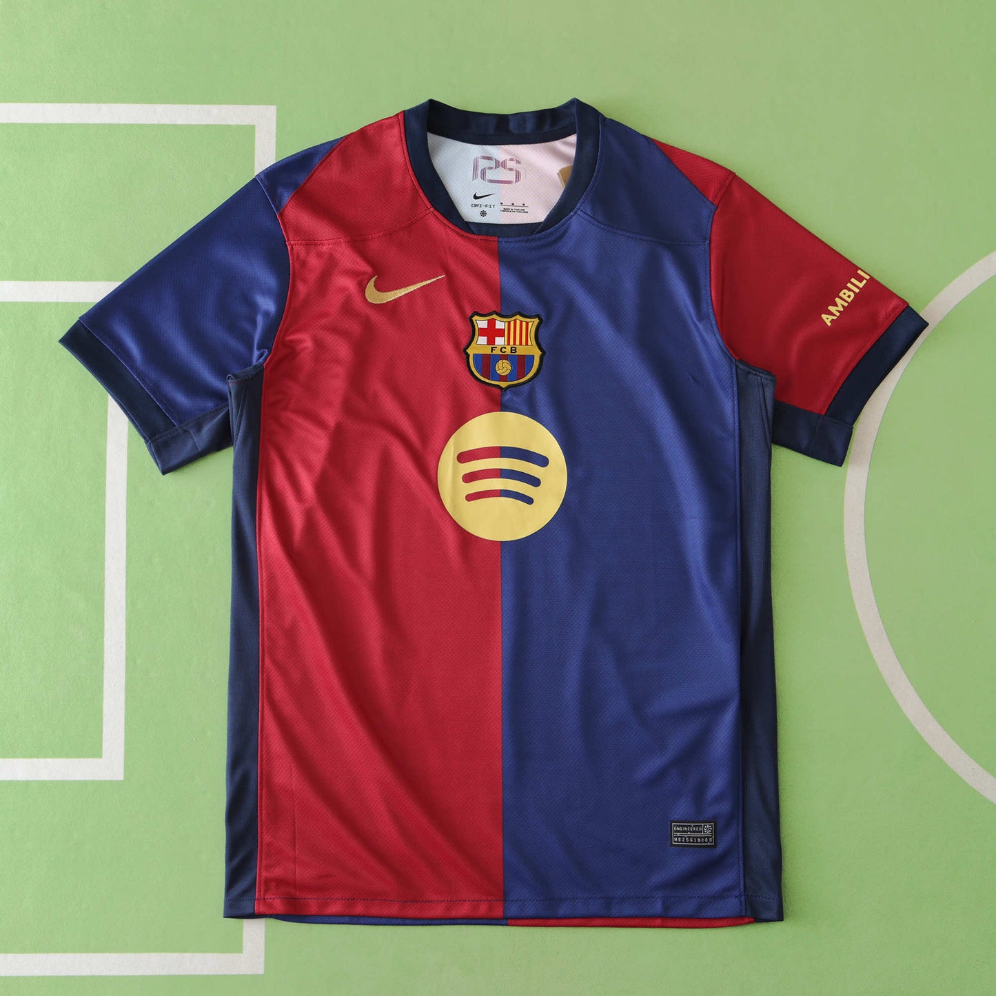 24/25 season FC Barcelona  Barça home 125 anniversary Fan version- BLUE & RED