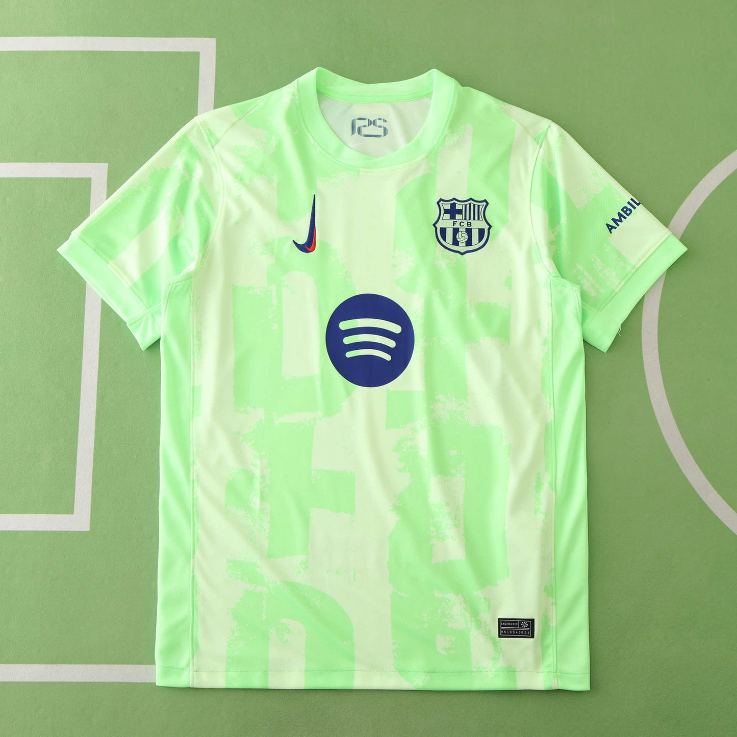 24/25 season FC Barcelona  Barça 125 third Fan version- YELLOW & GREEN