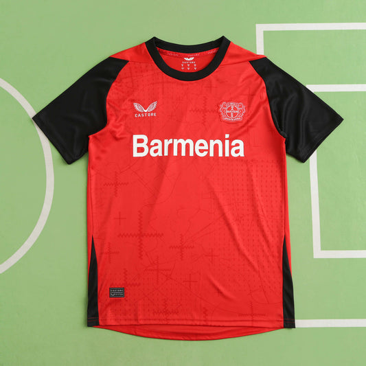 24/25 season Leverkusen home Fan version- RED & BLACK