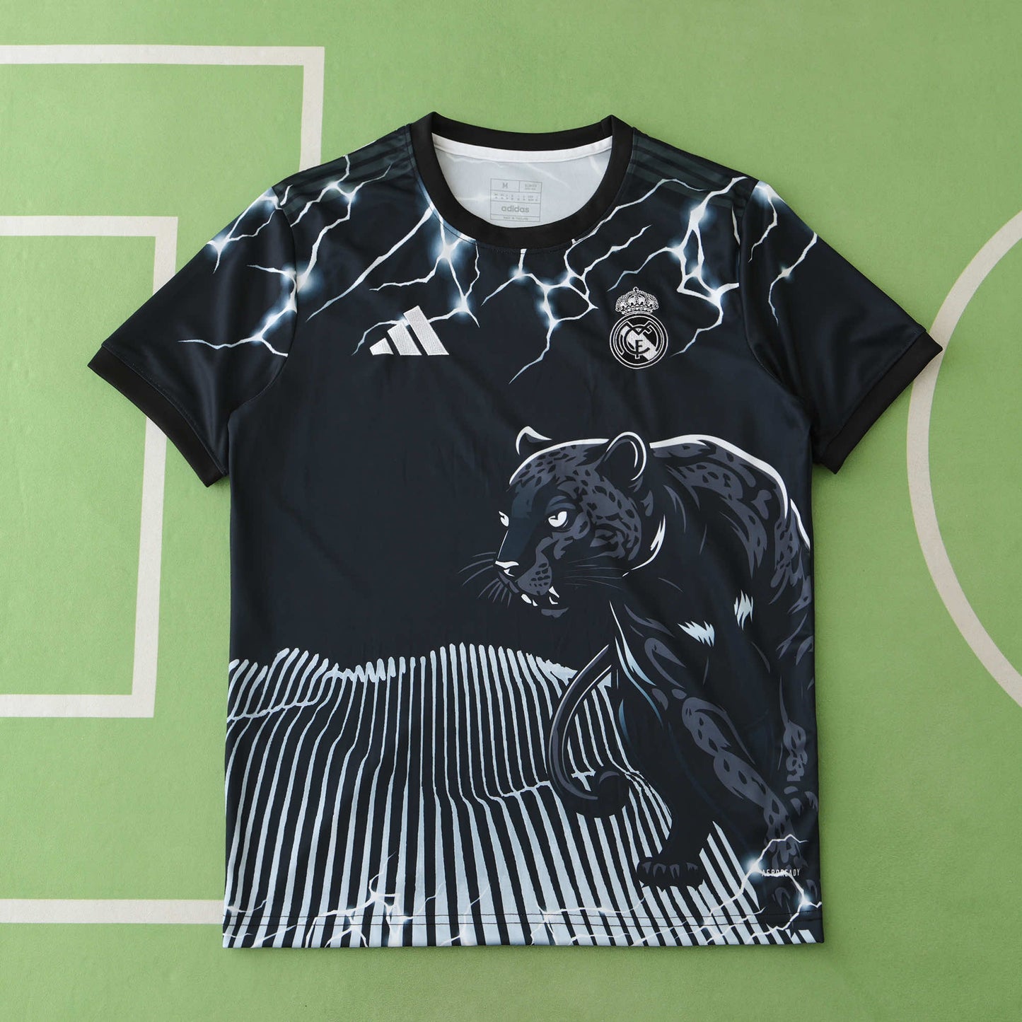 24/25 Real Madrid CF Concept version Leopard Fan- WHITE & BLACK