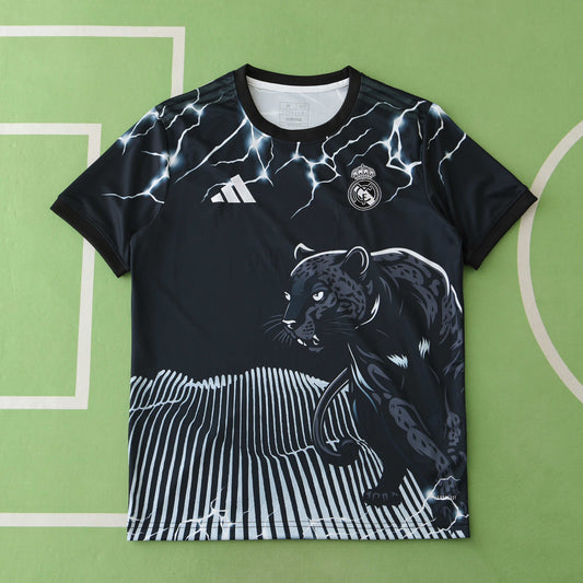 24/25 Real Madrid CF Concept version Leopard Fan- WHITE & BLACK