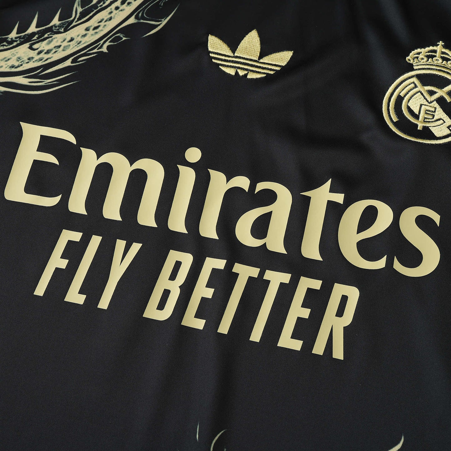 24/25 Real Madrid CF Dragon Concept version Fan- BLACK & GOLD
