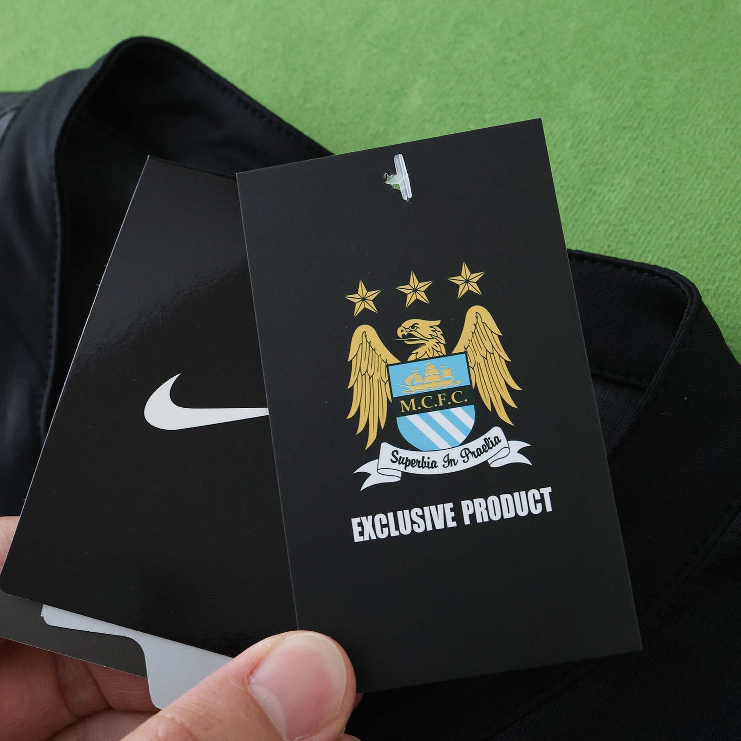RETRO 13/14 Manchester City F.C. away retro Fan - BLACK