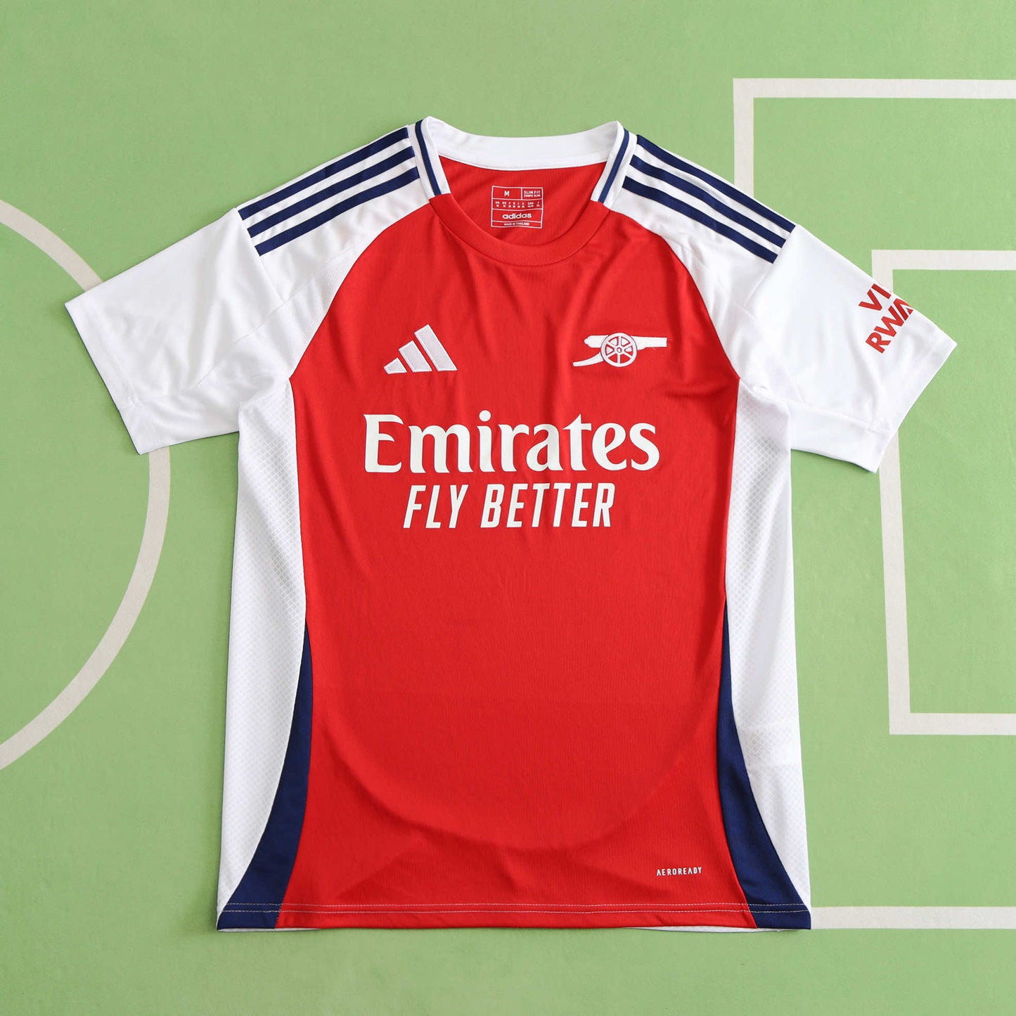 24/25 season Arsenal away Fan version- WHITE & RED