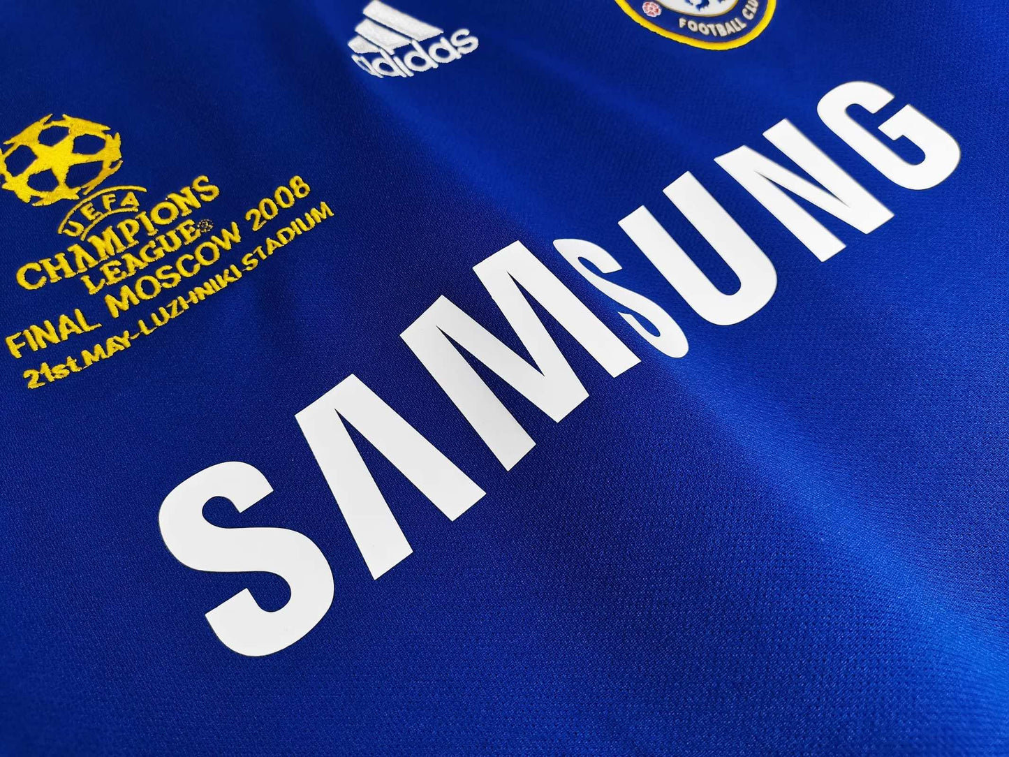 RETRO 08/09 season Chelsea Home Fan version TEE- DARK BLUE