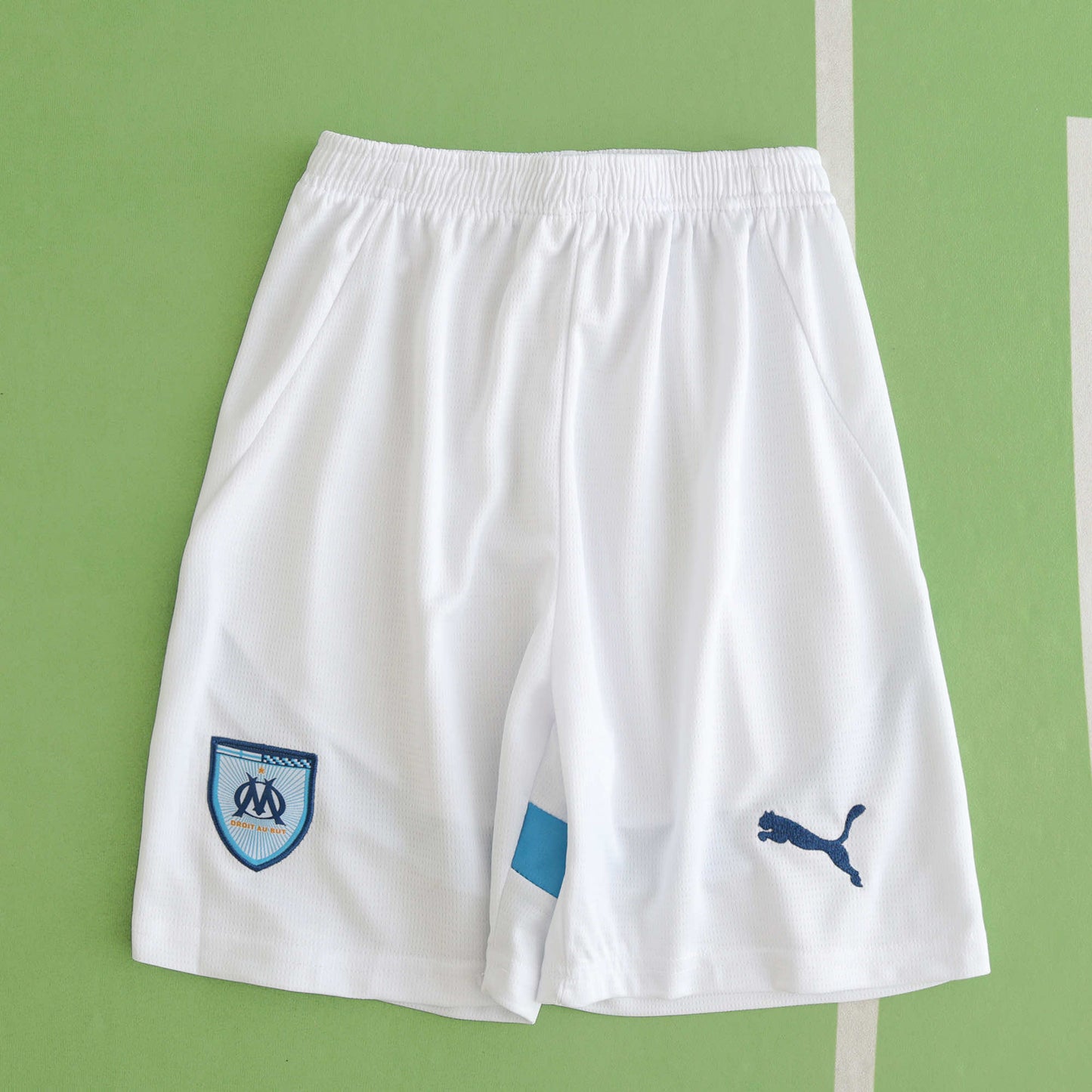 24/25 season Marseille home Kids kit- WHITE & BB BLUE