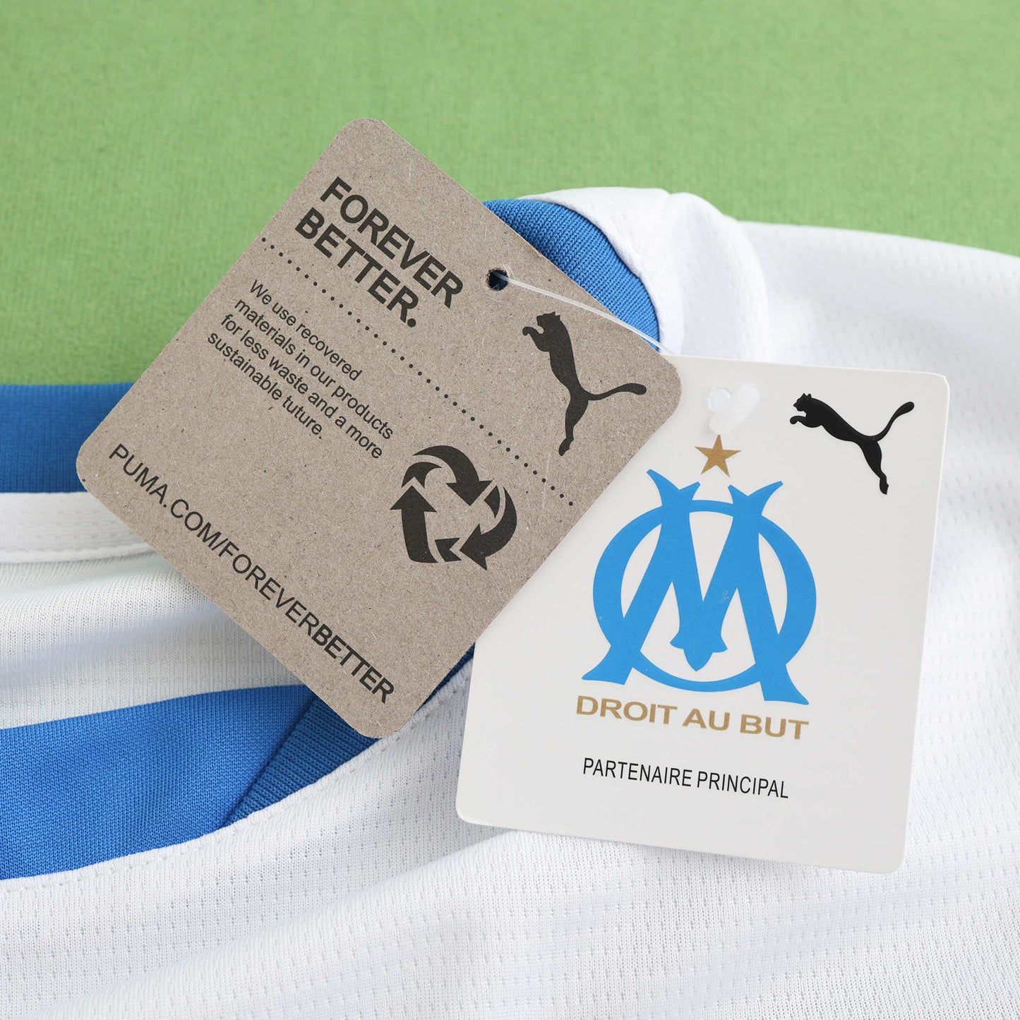 24/25 season Marseille home Fan version- BB LUE & WHITE