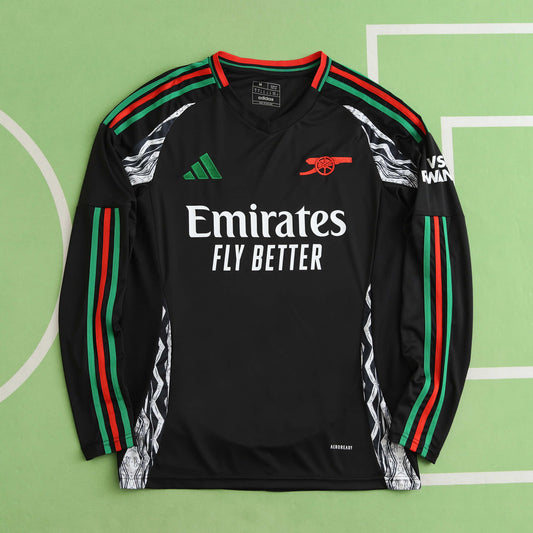24/25 season Arsenal away Long sleeve Fan version- BLACK