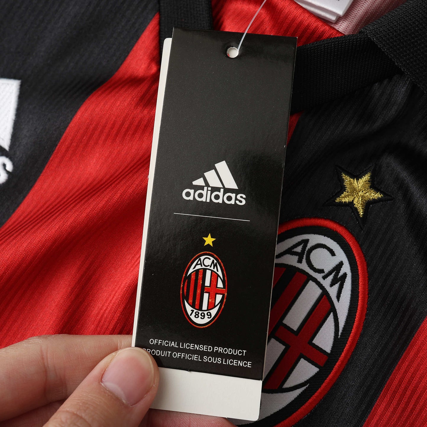 RETRO 98/99 season A.C. Milan home Fan version- BLACK & RED