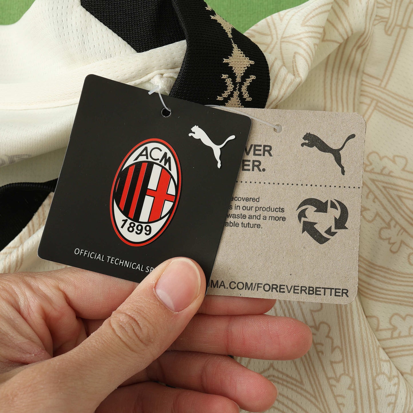 24/25 Season AC Milan fourth Fan version TEE- Beige