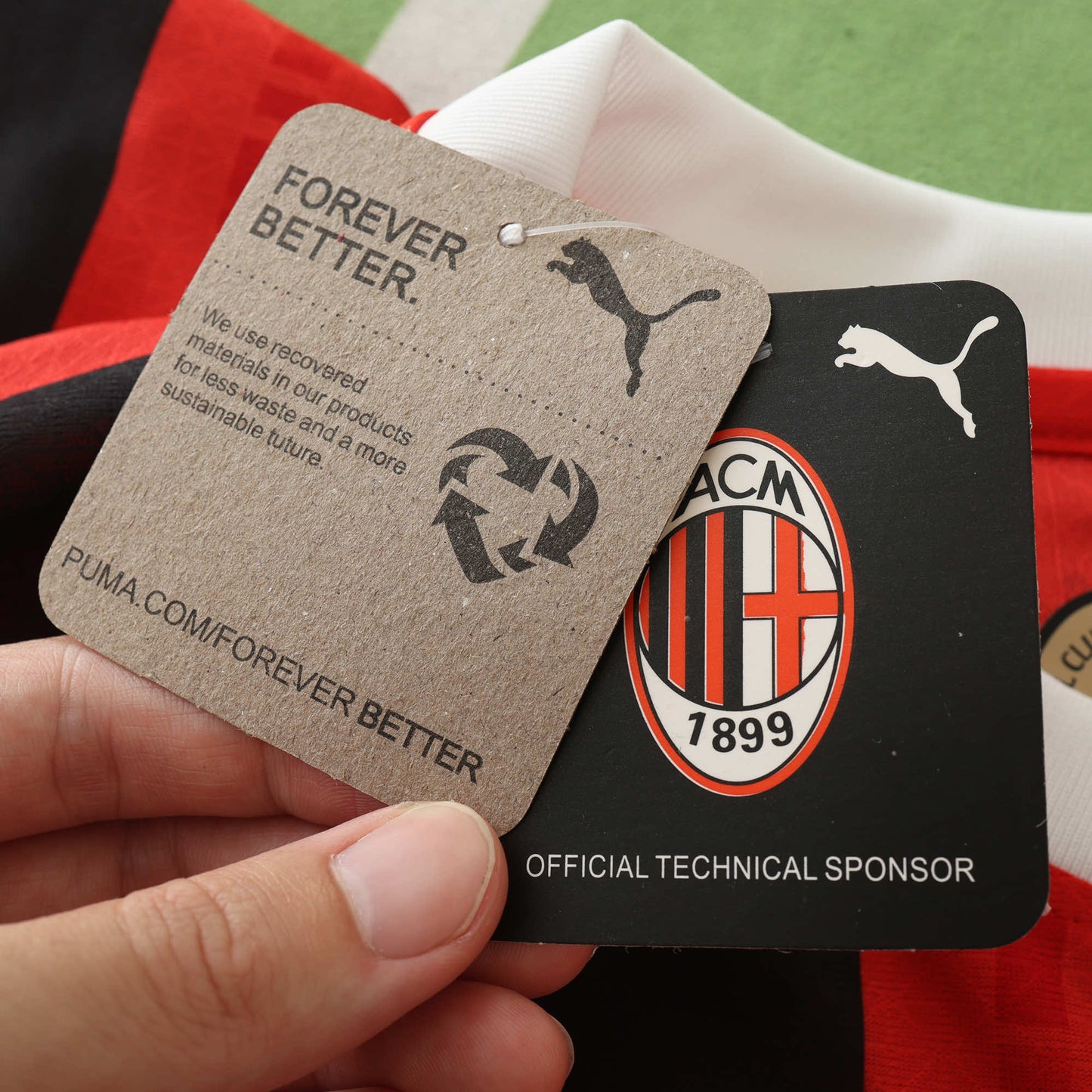 24/25 season A.C. Milan Home Long Sleeved Player Version- RED & BLACK