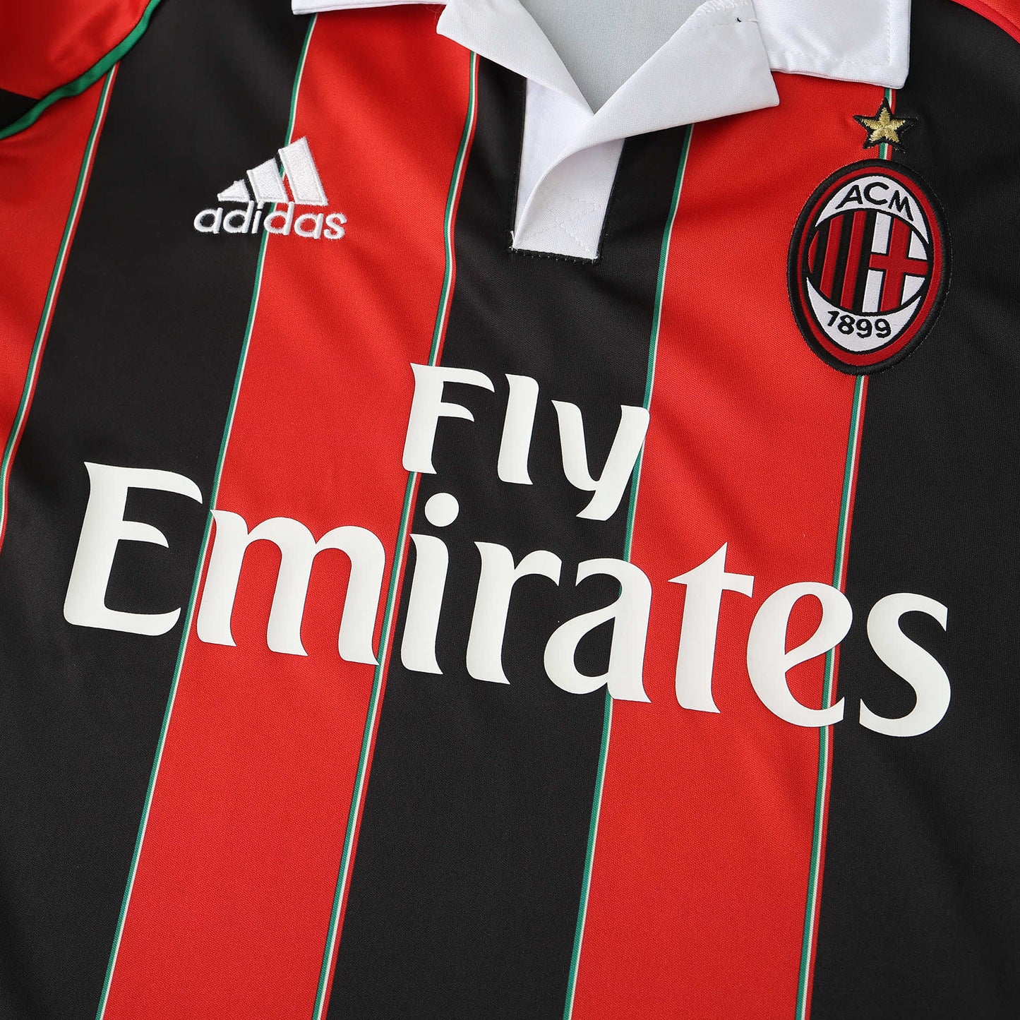 RETRO 1213 season A.C. Milan home retro Fan version- BLACK & RED