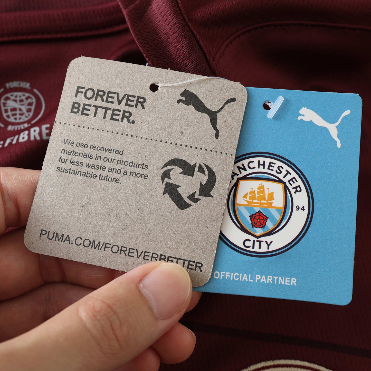 24/25 Manchester City F.C. third Fan version- MAROON