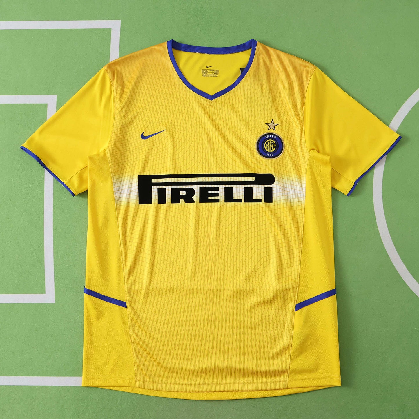 RETRO 02/03 Inter Milan Away Fan- YELLOW