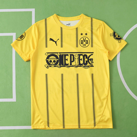 25/26 season Borussia Dortmund ONE PIECE Version Fan- BLACK & YELLOW