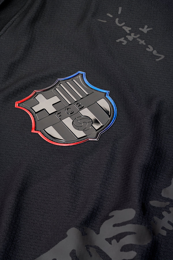 24/25 Travis Scott FC Barcelona AWAY Fan TEE- BLACK