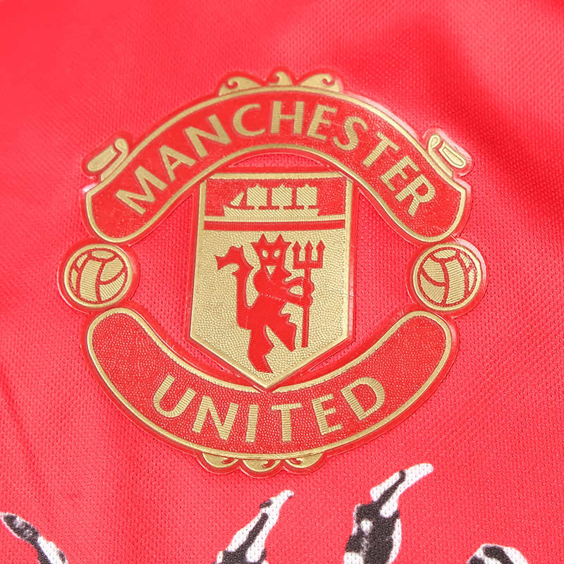 RETRO 19/20 Manchester United Chinese DRAGONin Spring Festival Fan version- RED