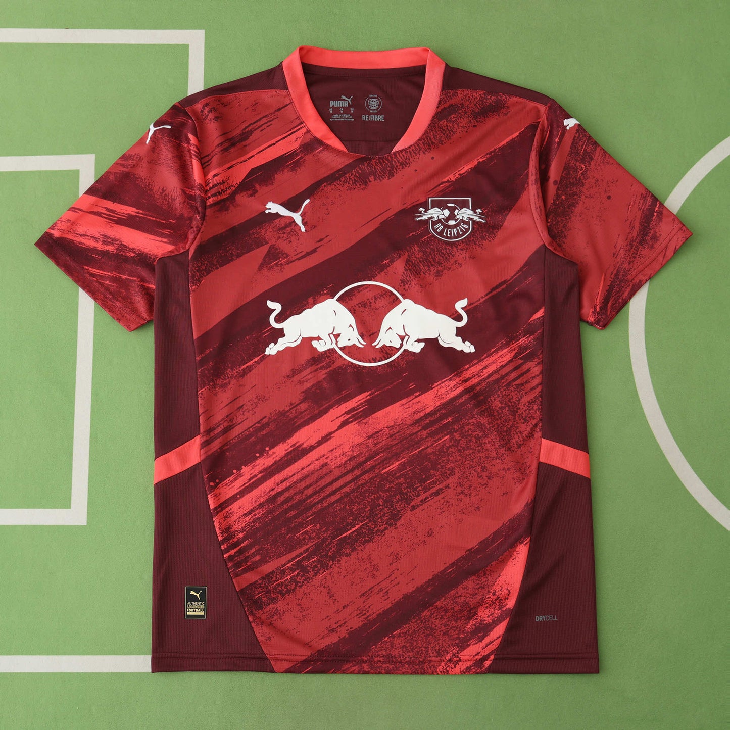 24/25 season RB Leipzig away Fan version- MAROON & RED