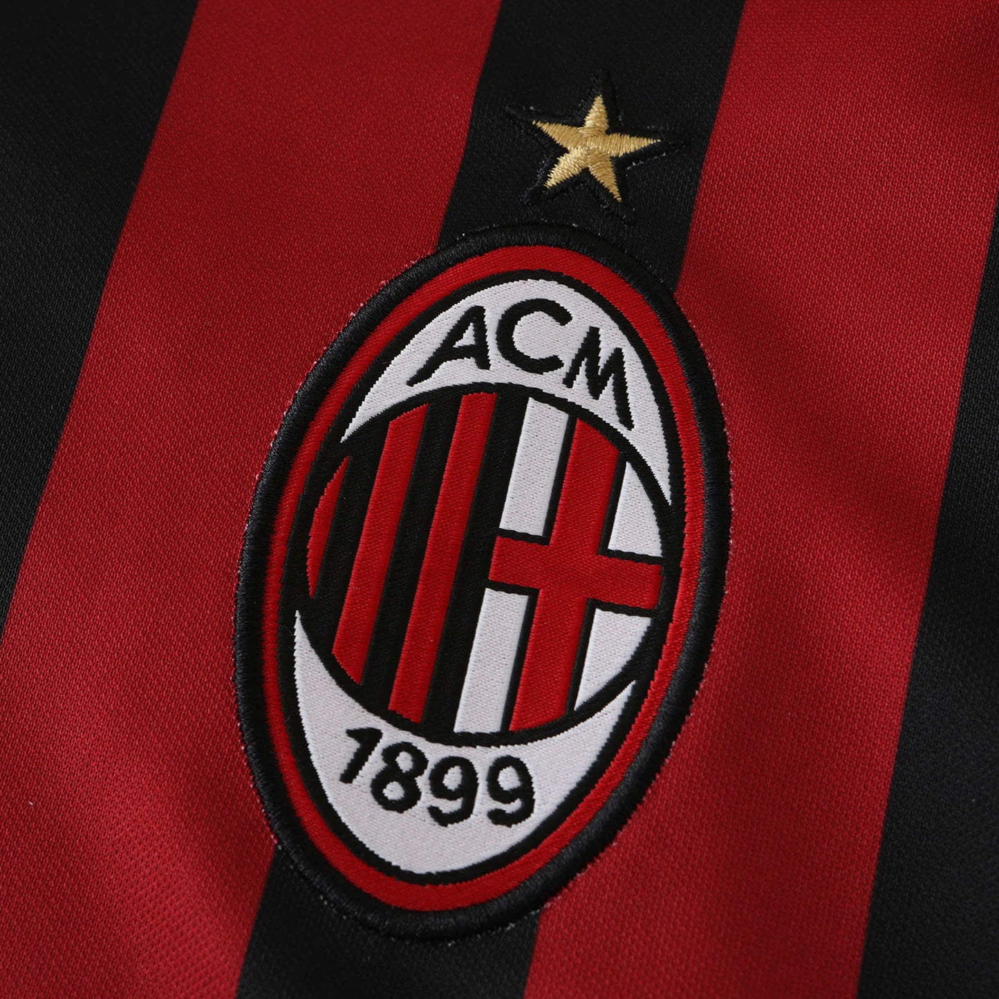 RETRO 16/17 season A.C. Milan home Fan version- BLACK & RED