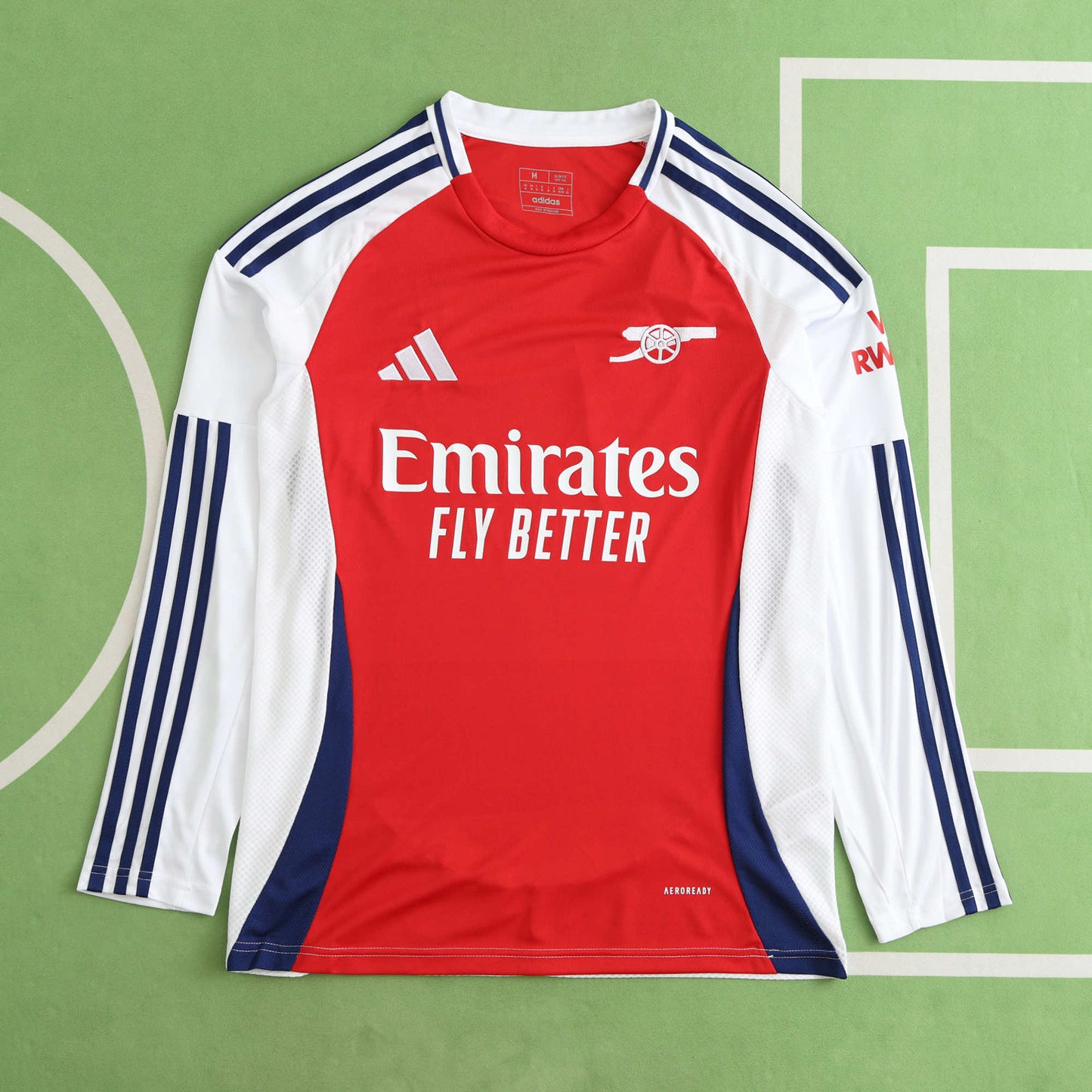 24/25 season Arsenal home Long sleeve Fan version- WHITE & RED