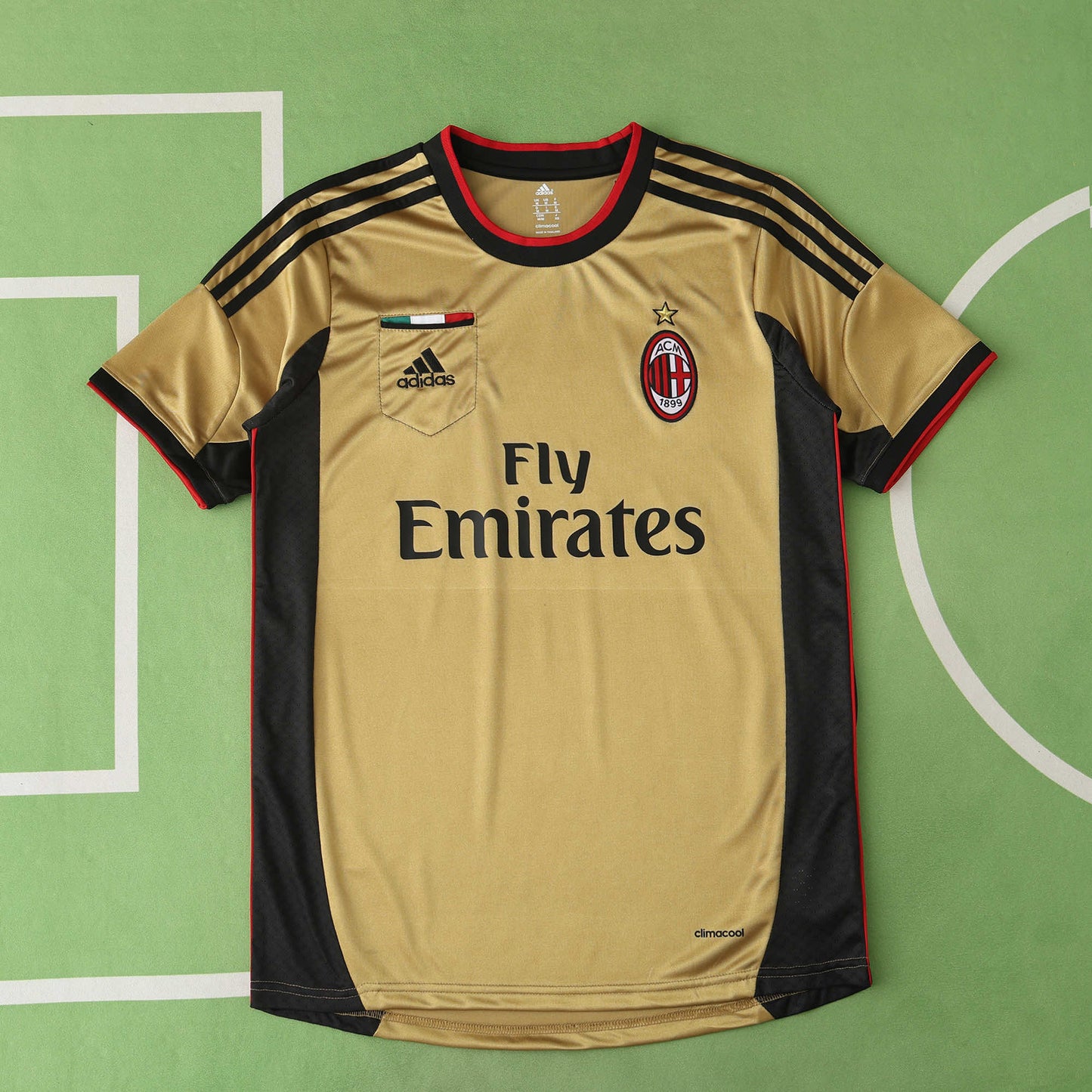 RETRO 13/14 season A.C. Milan third retro Fan version- GOLD