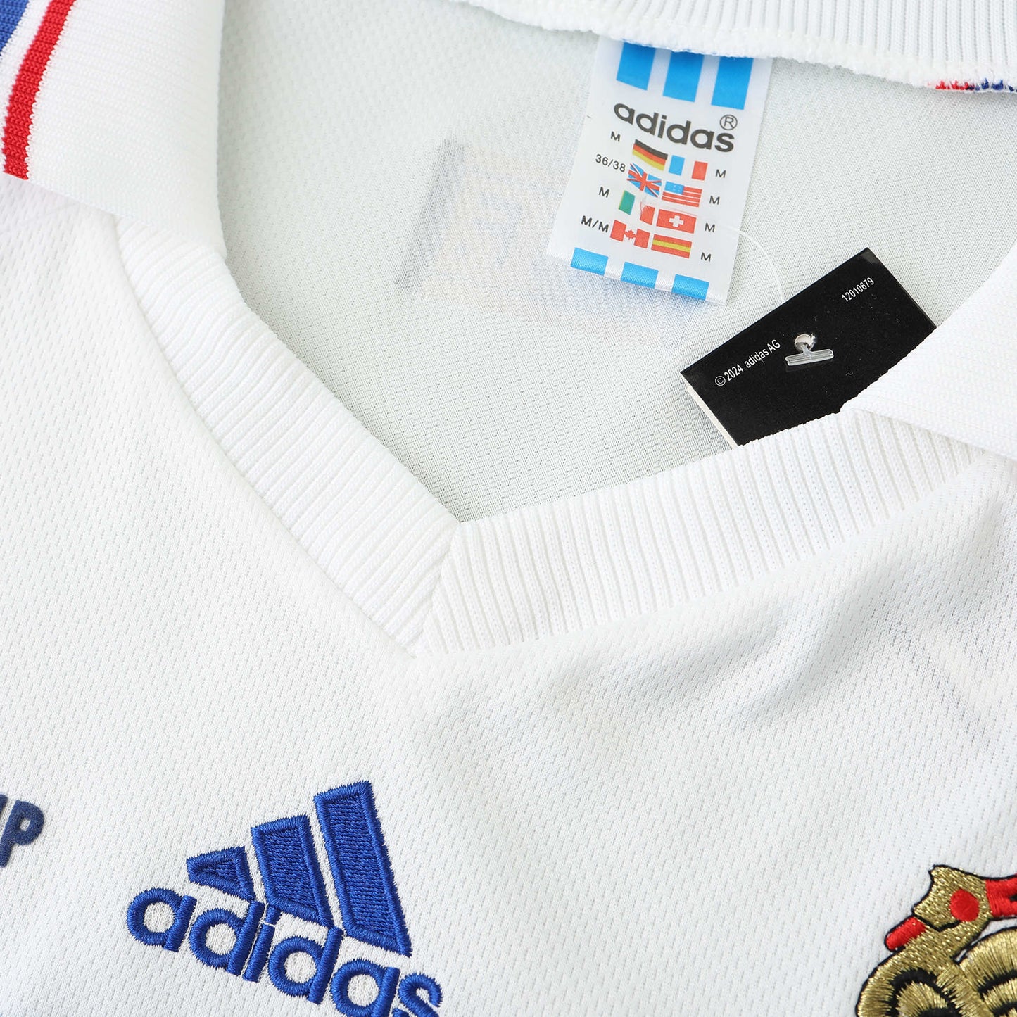 RETRO 1998 France Away Long Sleeved - WHITE