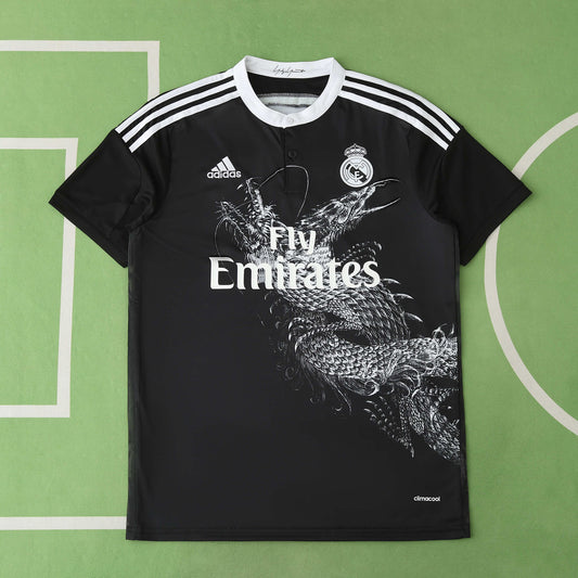 RETRO 14/15 Real Madrid CF DRAGON EDITION Fan- BLACK & WHITE