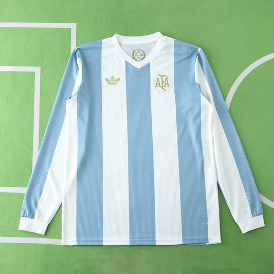 24/25 Argentina 50th Anniversary Long sleeved Fan- BB BLUE & WHITE