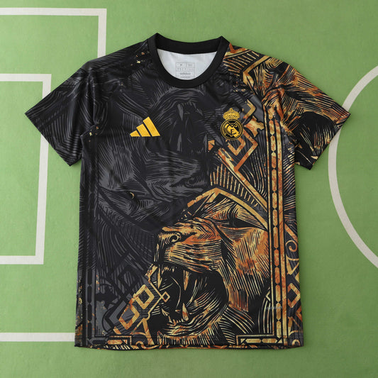 24/25 Real Madrid CF Concept Lion Fan version- BLACK & GOLD