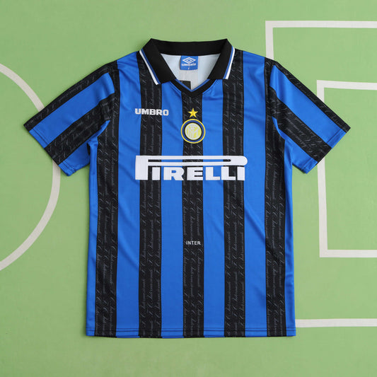 RETRO 97/98 Inter Milan Fan Away TEE -BLUE & BLACK