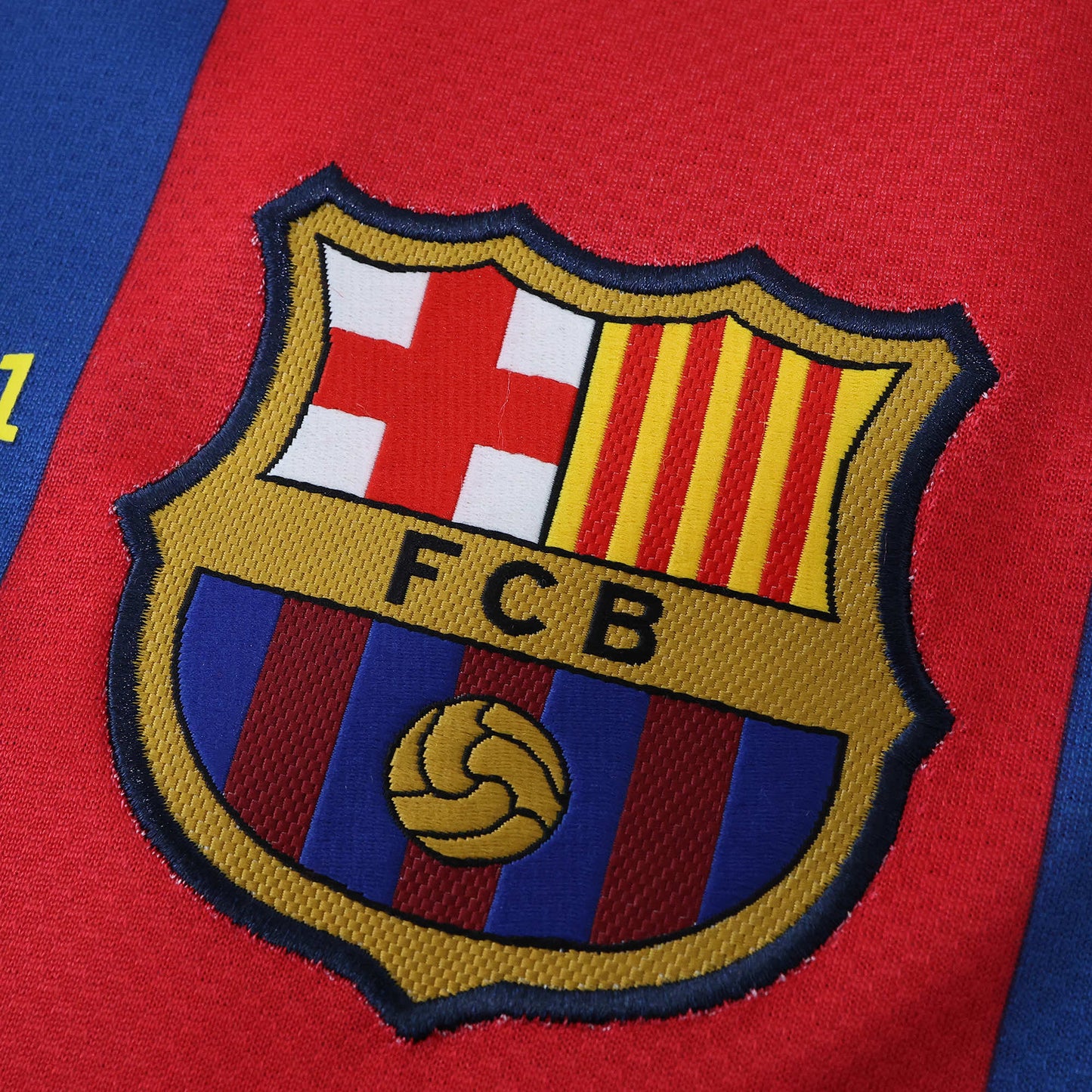 RETRO 10/11 season FC Barcelona  Barça home Long sleeved retro Fan version- BLUE & RED